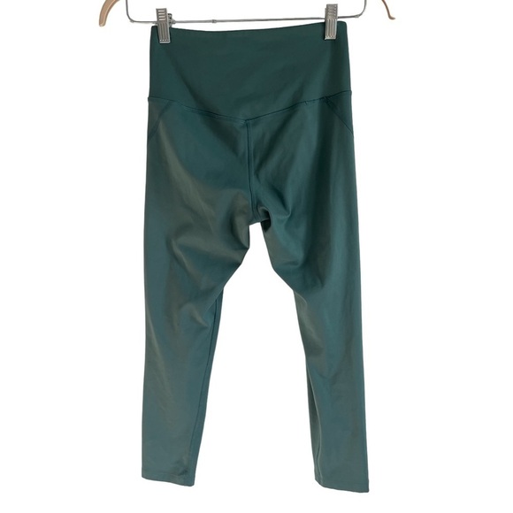 Girlfriend Collective Cropped Sage Green Leggings, Size S - Picture 3 of 6